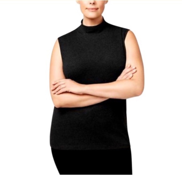 Karen Scott Sleeveless Mock Turtleneck NWT - Picture 1 of 8